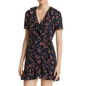 re:named cassandra mini wrap dress, small